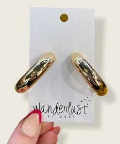 Wanderlust By Abby Super Chunky Hoops