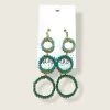 Wanderlust By Abby Beaded Circle Dangles