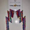 Wanderlust By Abby Rainbow Lightning Bolt Earrings NEW