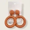 Wanderlust By Abby Just Peachy Earrings