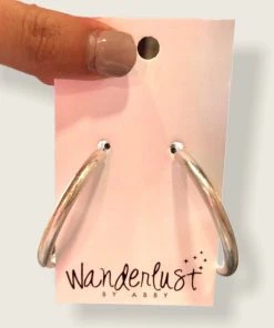 Wanderlust By Abby Hoop Earrings NEW
