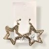 Wanderlust By Abby NEW Gold And Silver Star Earrings