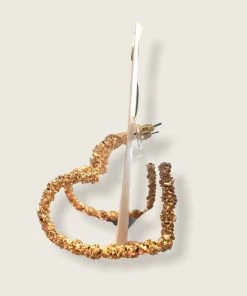 Wanderlust By Abby Chunky Gold Heart Hoop