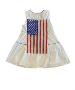 Queen Of Sparkles QOS Flag Back Dress NEW