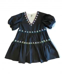 Queen Of Sparkles NEW QOS Black Card Back Dress