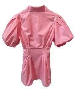 Wanderlust By Abby Balloon Sleeve Shirt Mini Dress