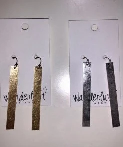 Wanderlust By Abby Bar Dangle Earrings NEW