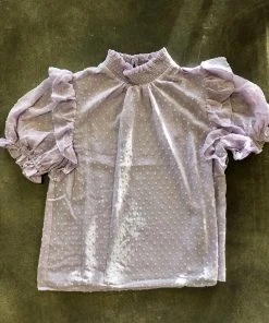 Wanderlust By Abby NEW Smocked Neck Blouse