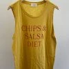 Wanderlust By Abby "Chips & Salsa Diet" Tee NEW