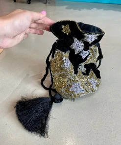 Wanderlust By Abby Celestial Beaded Bucket Bag