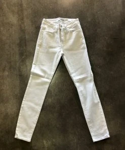 Wanderlust By Abby NEW Optic White Ankle Skinny Jeans