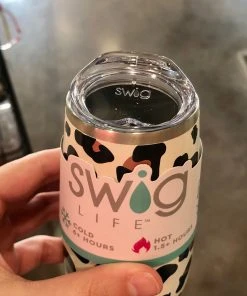 Wanderlust By Abby NEW Swig 6oz Flute- Luxy Leopard