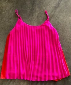 Wanderlust By Abby Color Block Pleated Cami