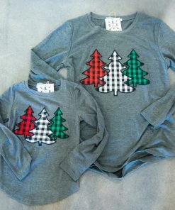 Wanderlust By Abby Kid's Triple Tree Long Sleeve Shirt