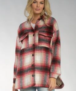 Wanderlust By Abby Riley Plaid Jacket