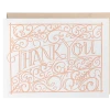 Lion Heart Prints Ironwork Thank You Greeting Card NEW
