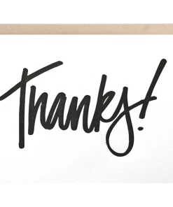 Lion Heart Prints NEW Thanks! Greeting Card