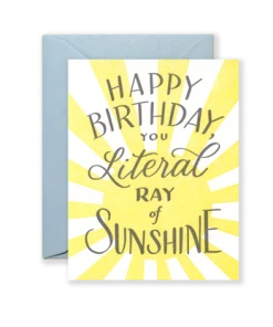 Wanderlust By Abby NEW Literal Ray Of Sunshine Greeting Card