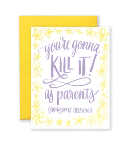 Lion Heart Prints Kill It As Parents Greeting Card