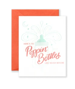 Wanderlust By Abby Poppin Bottles Greeting Card NEW