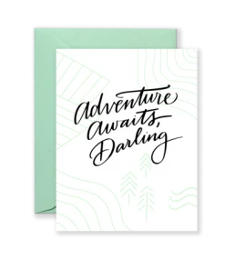 Wanderlust By Abby Adventure Awaits Darling Greeting Card