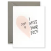 Wanderlust By Abby Miss Your Face Greeting Card NEW