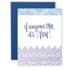 Wanderlust By Abby NEW If Anyone Can, It's You Greeting Card 1 Wanderlust By Abby NEW If Anyone Can, It's You Greeting Card