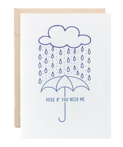 Lion Heart Prints NEW Here If You Need Me Card