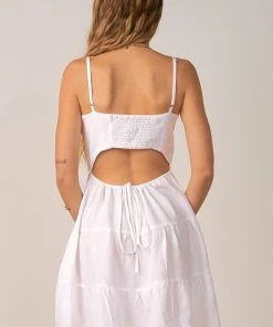 Wanderlust By Abby White Summer Dress NEW