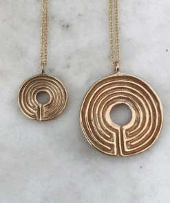 Mimosa Handcrafted Mimosa Labyrinth Necklace NEW
