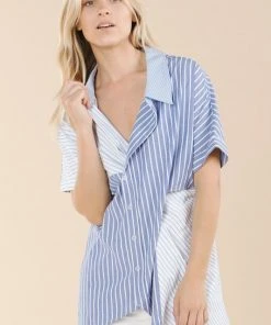 Wanderlust By Abby NEW Mutli Stripe Top