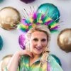 Wanderlust By Abby Mardi Gras Doubloon Headpiece NEW