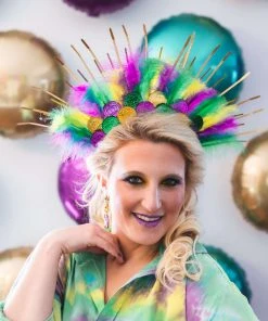 Wanderlust By Abby Mardi Gras Doubloon Headpiece NEW