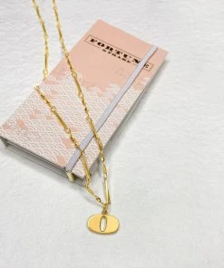 Wanderlust By Abby Letter Necklace NEW