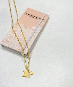 Wanderlust By Abby Letter Necklace NEW