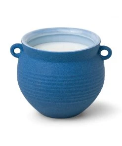 Wanderlust By Abby Santorini 8.5 Oz- Blue Ceramic NEW