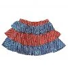 Queen Of Sparkles QOS Red, White & Blue Sequin Star Skort