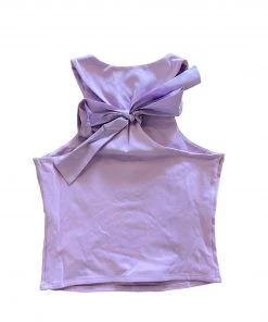 Wanderlust By Abby Racer Back Tank Top With Bow NEW