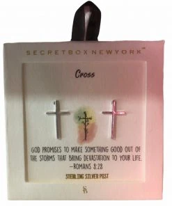 Wanderlust By Abby Cross Stud Earrings NEW