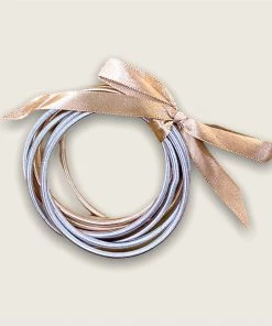 Wanderlust By Abby Mixed Metal Slinky Bracelets NEW