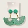 Wanderlust By Abby Semicircle Seafoam Earrings NEW