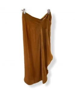 Wanderlust By Abby NEW Satin Midi Skirt With Slit