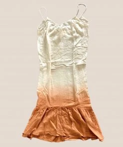 Wanderlust By Abby NEW Woven Gauze Ombre Cami Dress