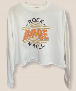 Wanderlust By Abby NEW Rock N Roll Babe Long Sleeve Tee