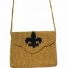 Wanderlust By Abby NEW Fleur De Lis Beaded Bag 1 Wanderlust By Abby NEW Fleur De Lis Beaded Bag