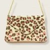 Wanderlust By Abby Pretty Leopard Beaded Purse