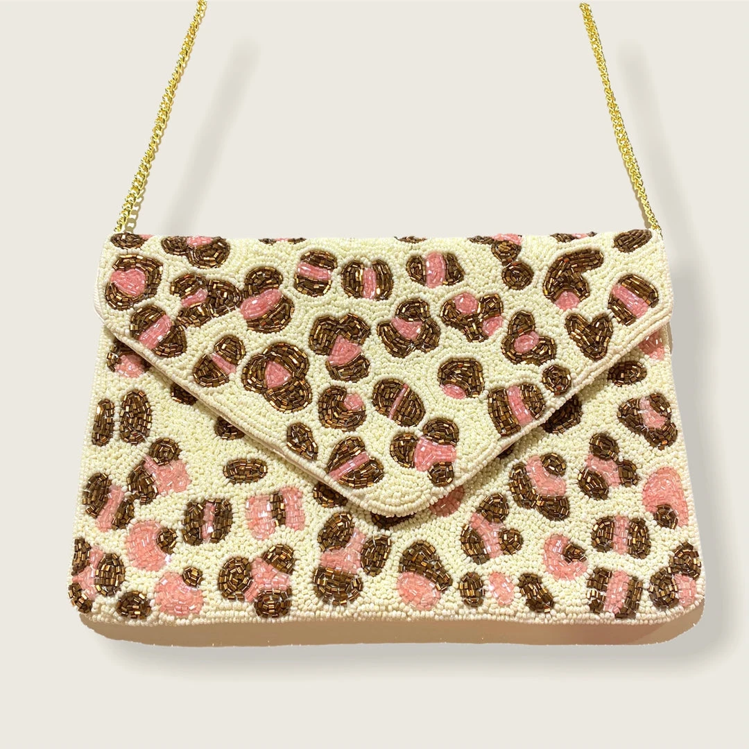 Wanderlust By Abby Pretty Leopard Beaded Purse 3 Wanderlust By Abby Pretty Leopard Beaded Purse