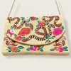 Wanderlust By Abby Snake Embroidered Beaded Purse
