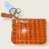 Wanderlust By Abby NEW Croc Coin Purse Keychain