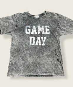 Wanderlust By Abby Refined Canvas Game Day Tee NEW